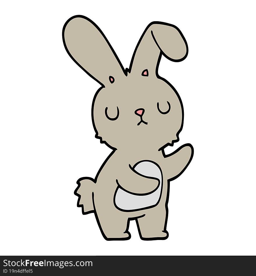 Cute Cartoon Rabbit