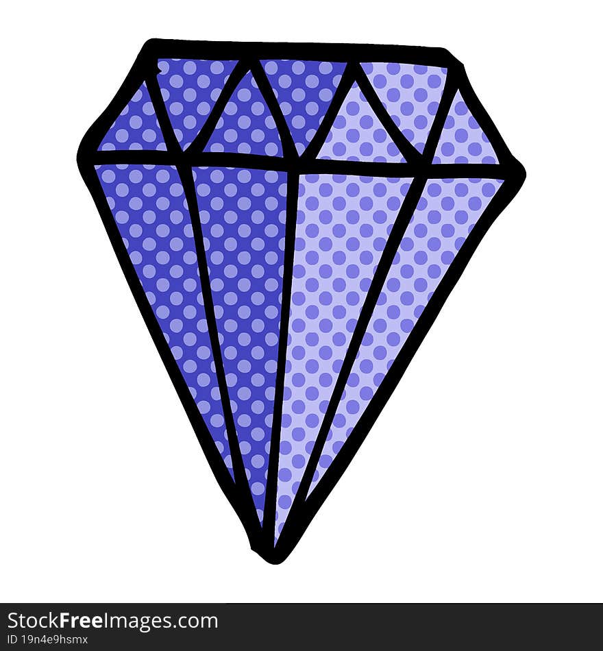 Cartoon Doodle Tattoo Diamond