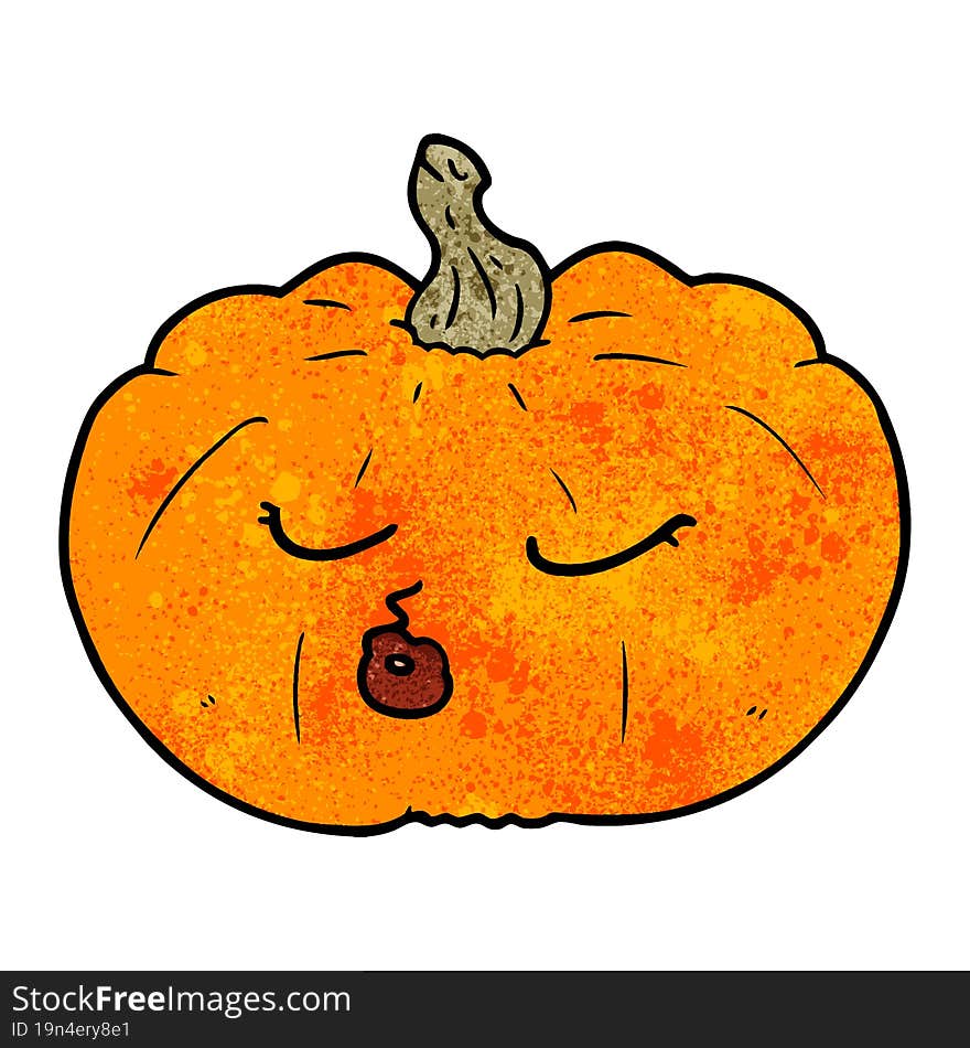 cartoon pumpkin. cartoon pumpkin