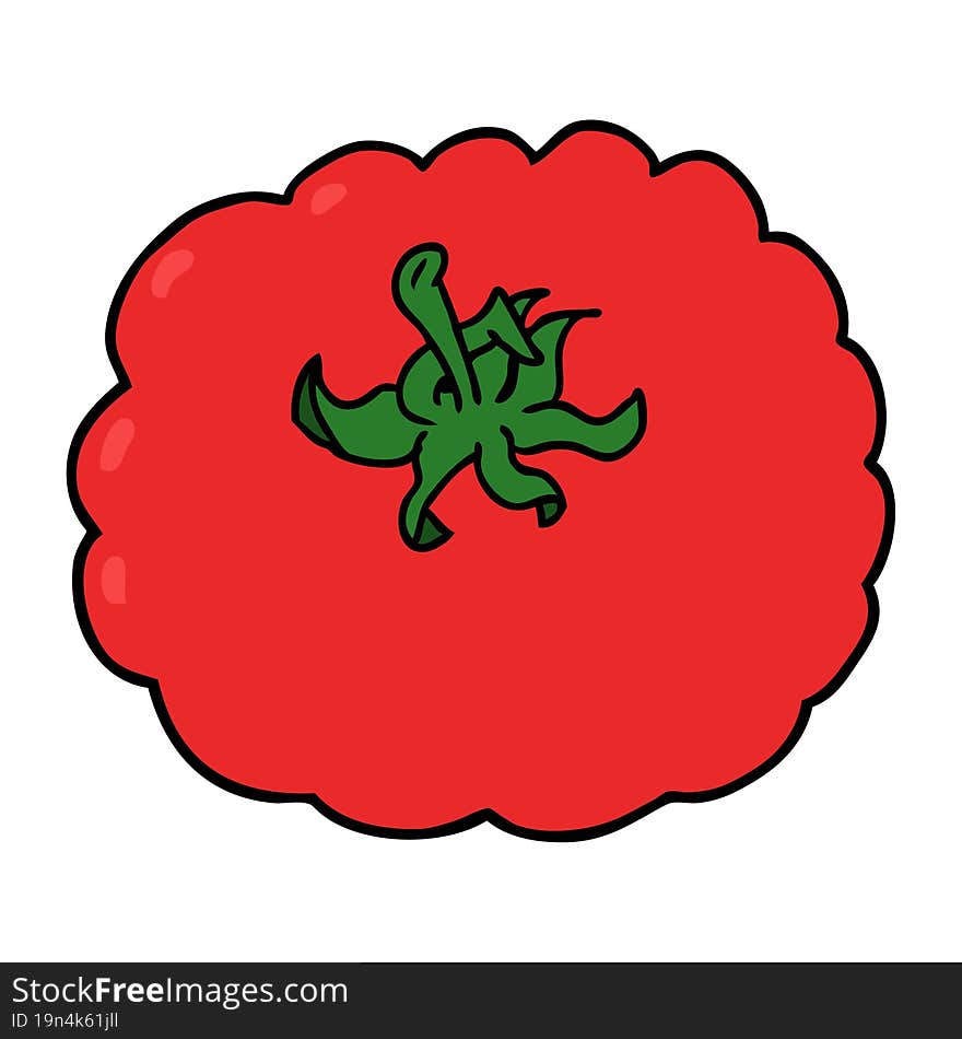 cartoon tomato. cartoon tomato