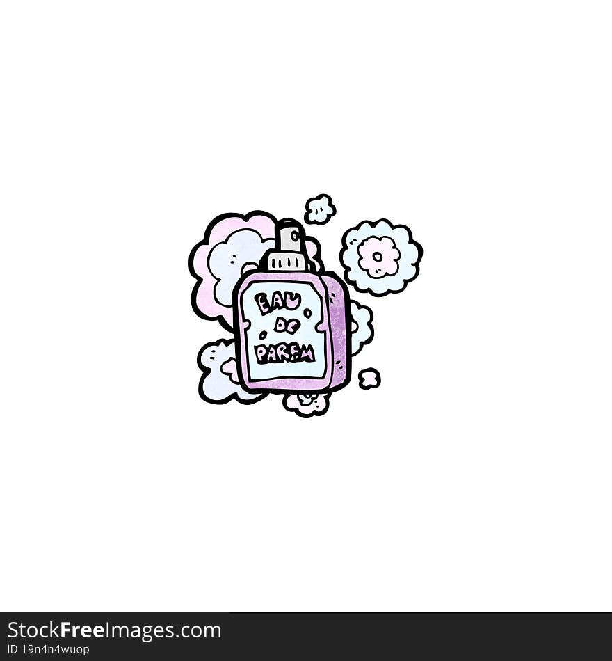 cartoon perfume bottle