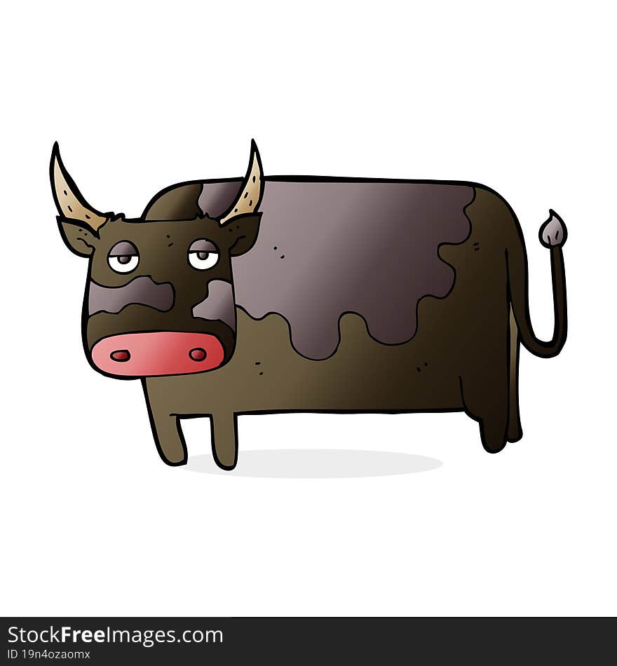 cartoon cow