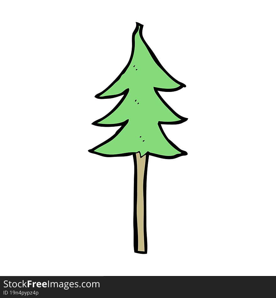 Cartoon Tree Symbol