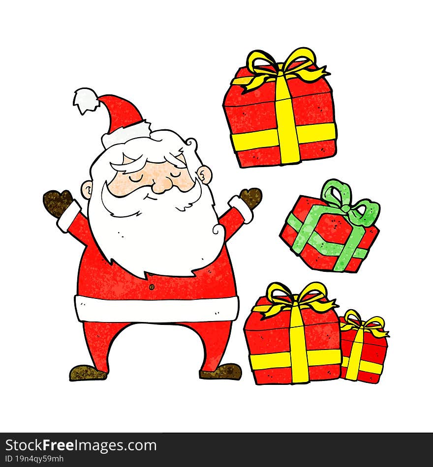 cartoon santa claus