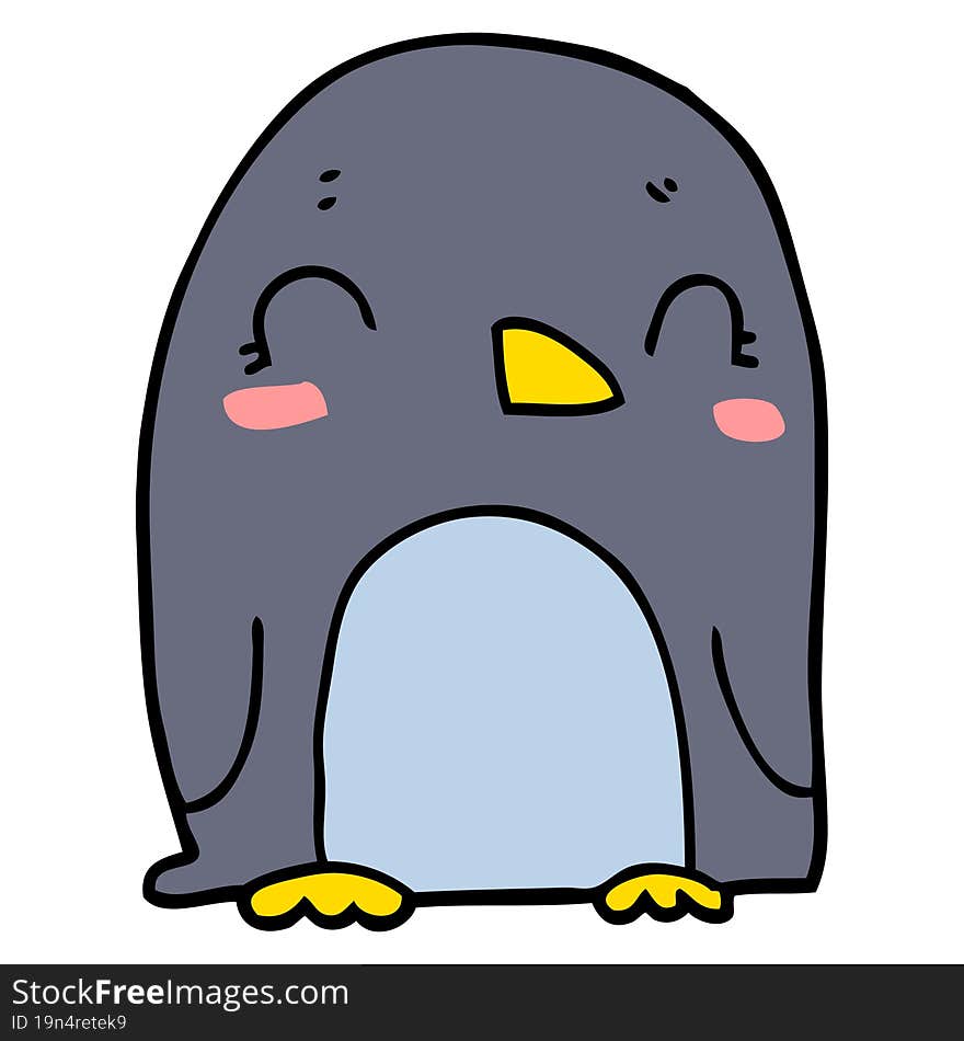 cartoon penguin