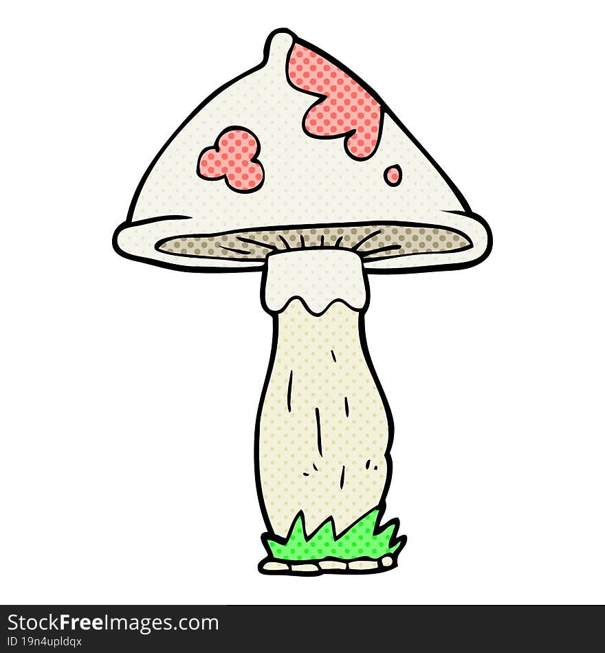 cartoon mushroom