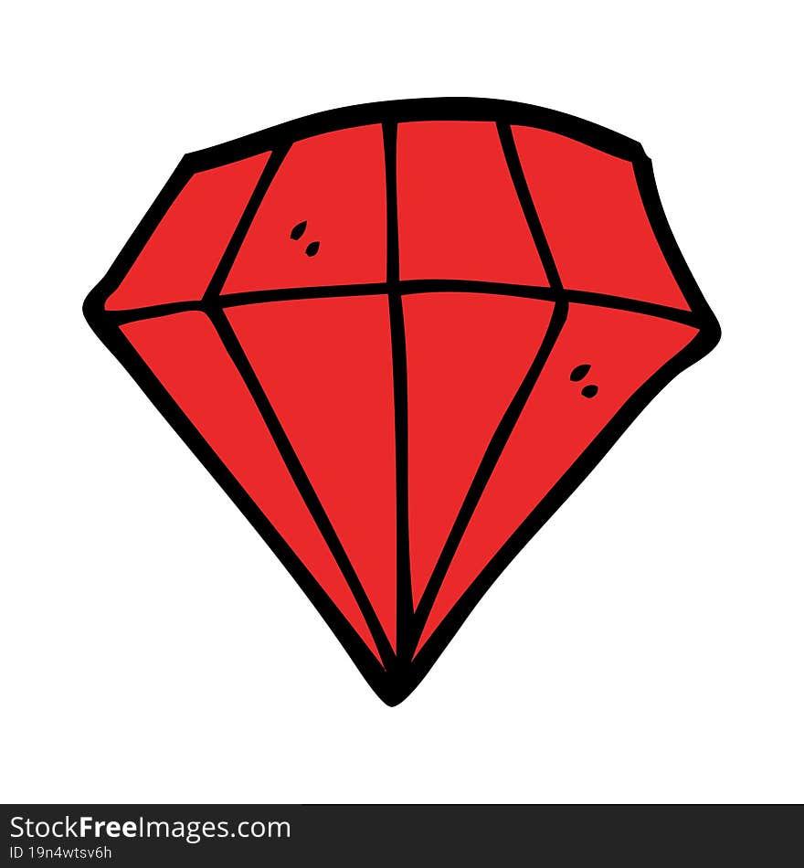 cartoon tattoo diamond