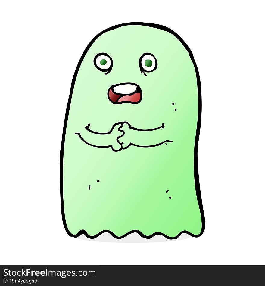 Funny Cartoon Ghost