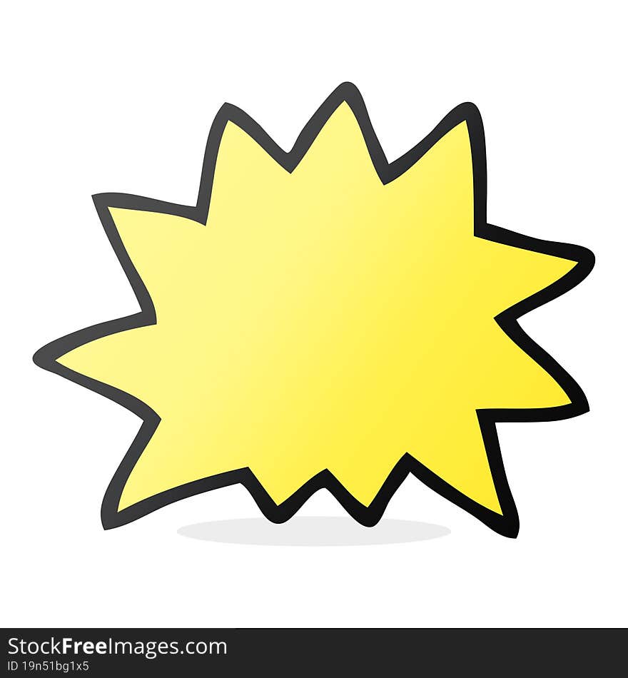 cartoon explosion symbol