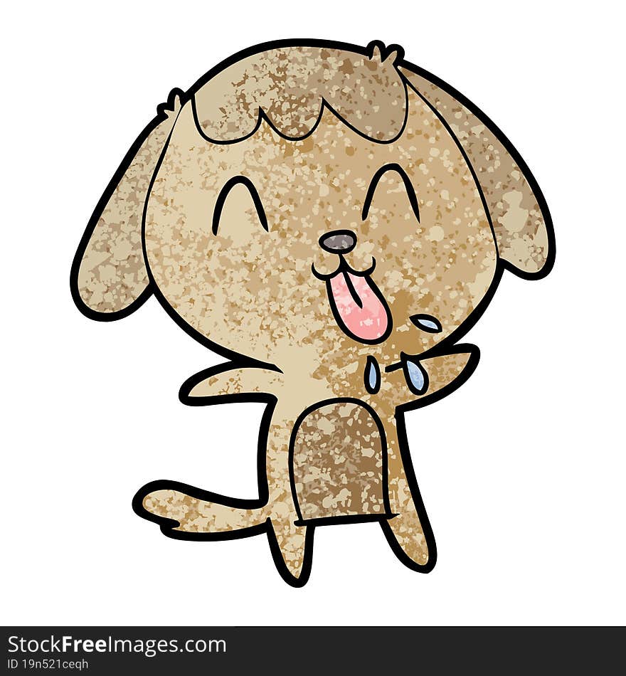 cute cartoon dog. cute cartoon dog