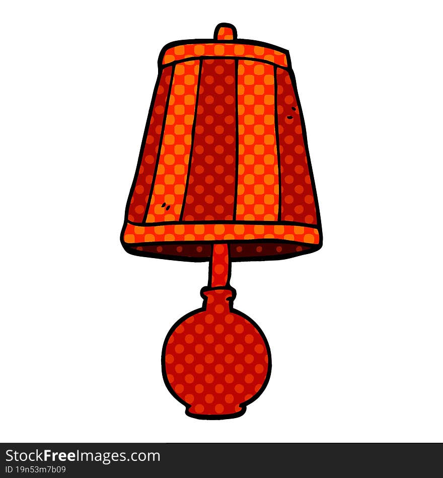 Cartoon Doodle Table Lamp