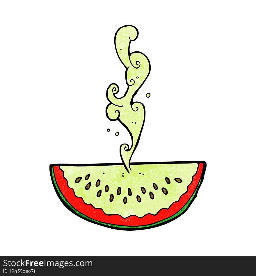 Cartoon Squirting Watermelon