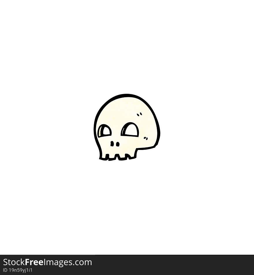 cartoon skull symbol