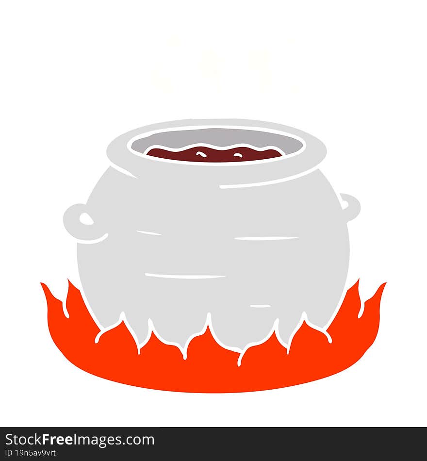 cartoon doodle of a pot of stew