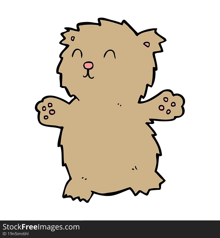 cartoon teddy bear