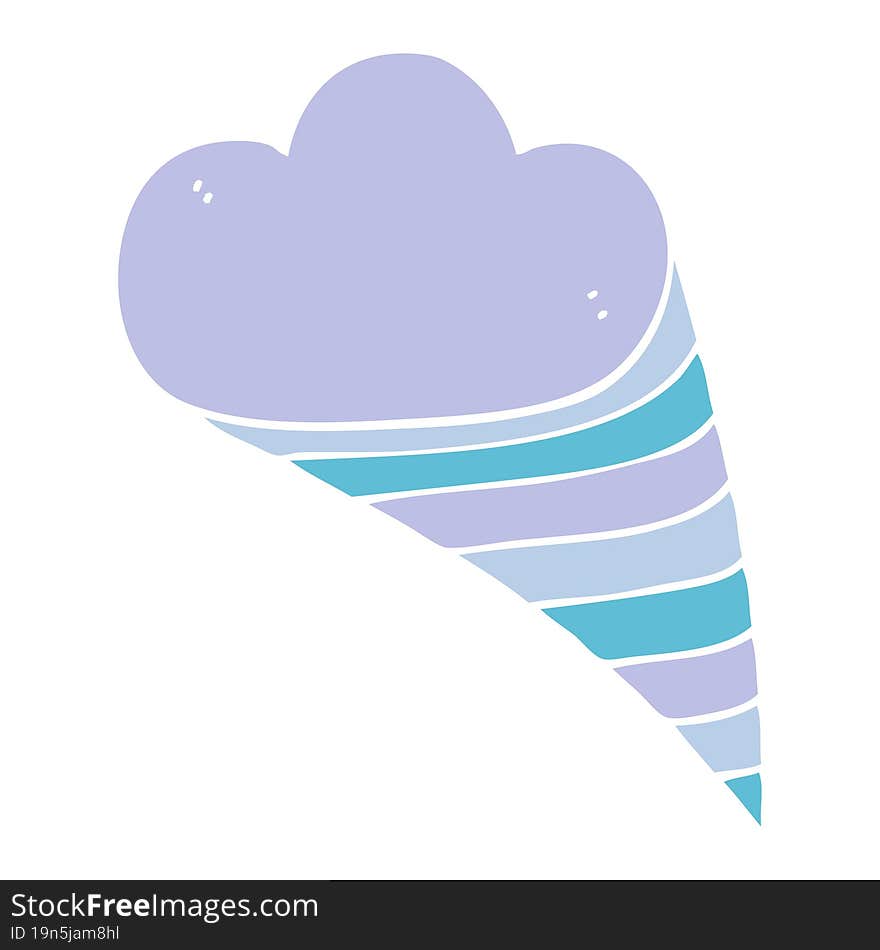 cartoon doodle decorative cloud element