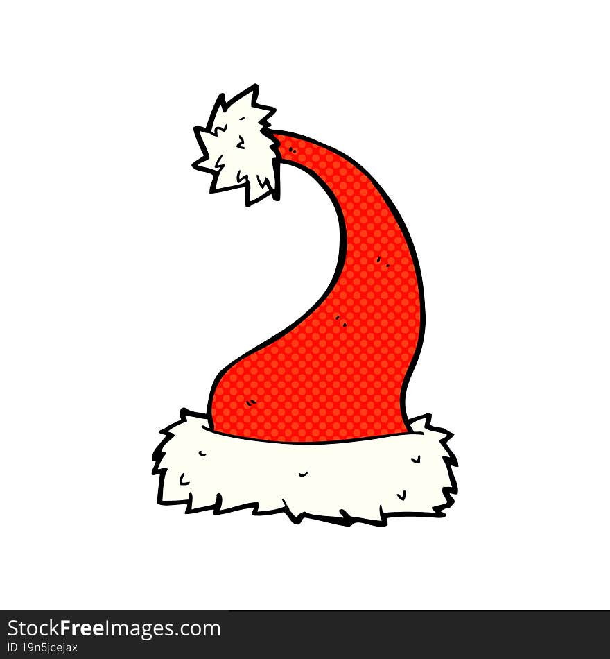 cartoon santa hat