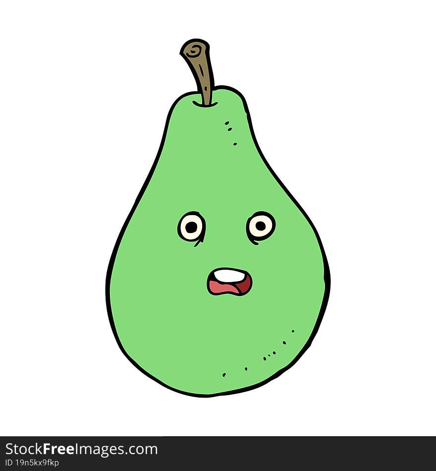 Cartoon Pear