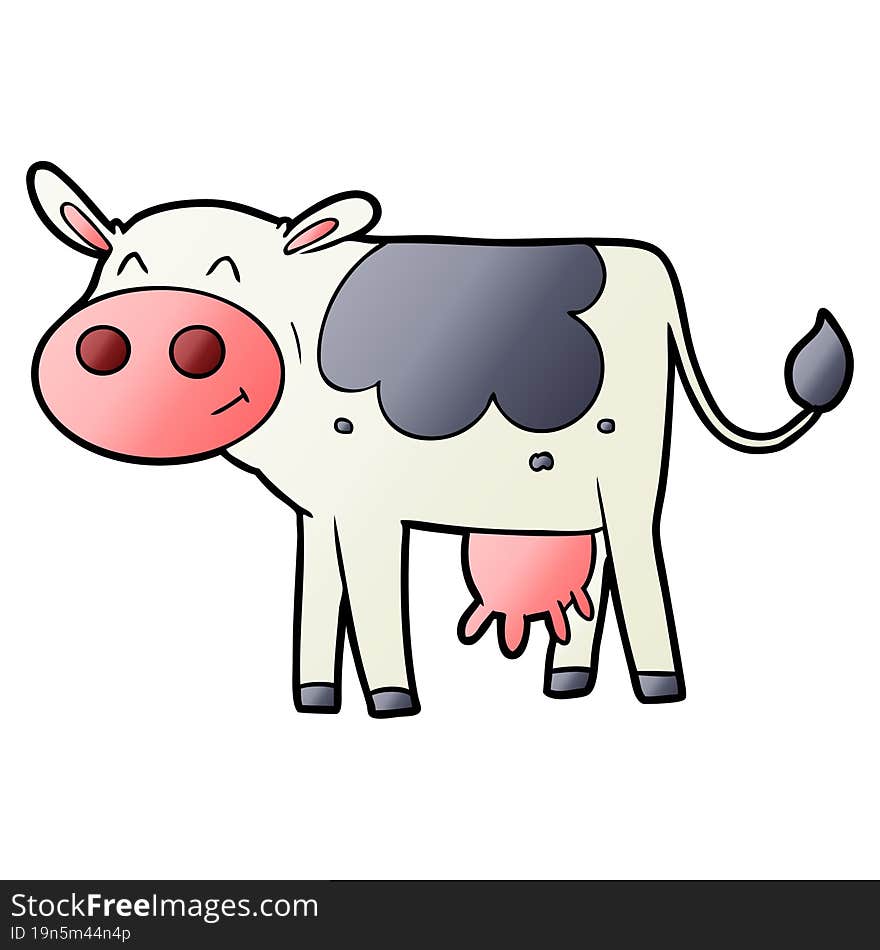 cartoon cow. cartoon cow