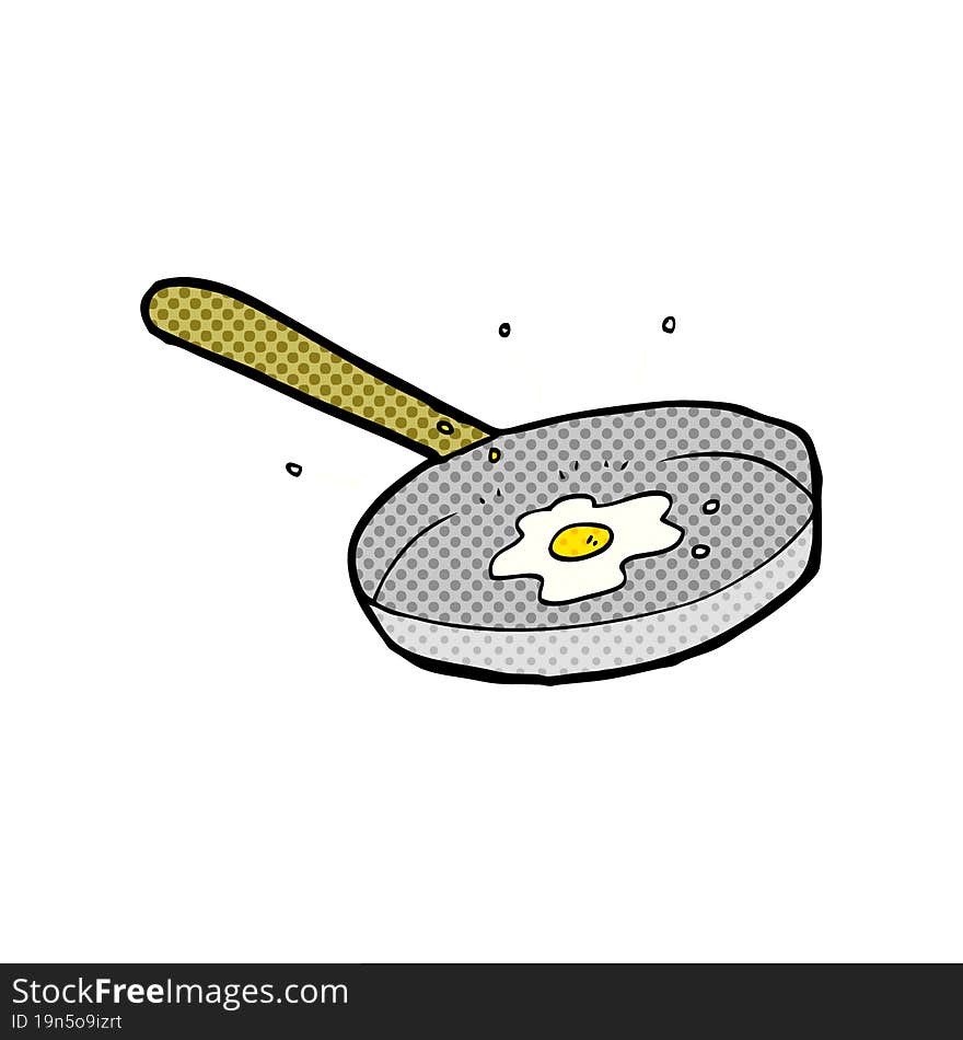 Cartoon Fried Egg