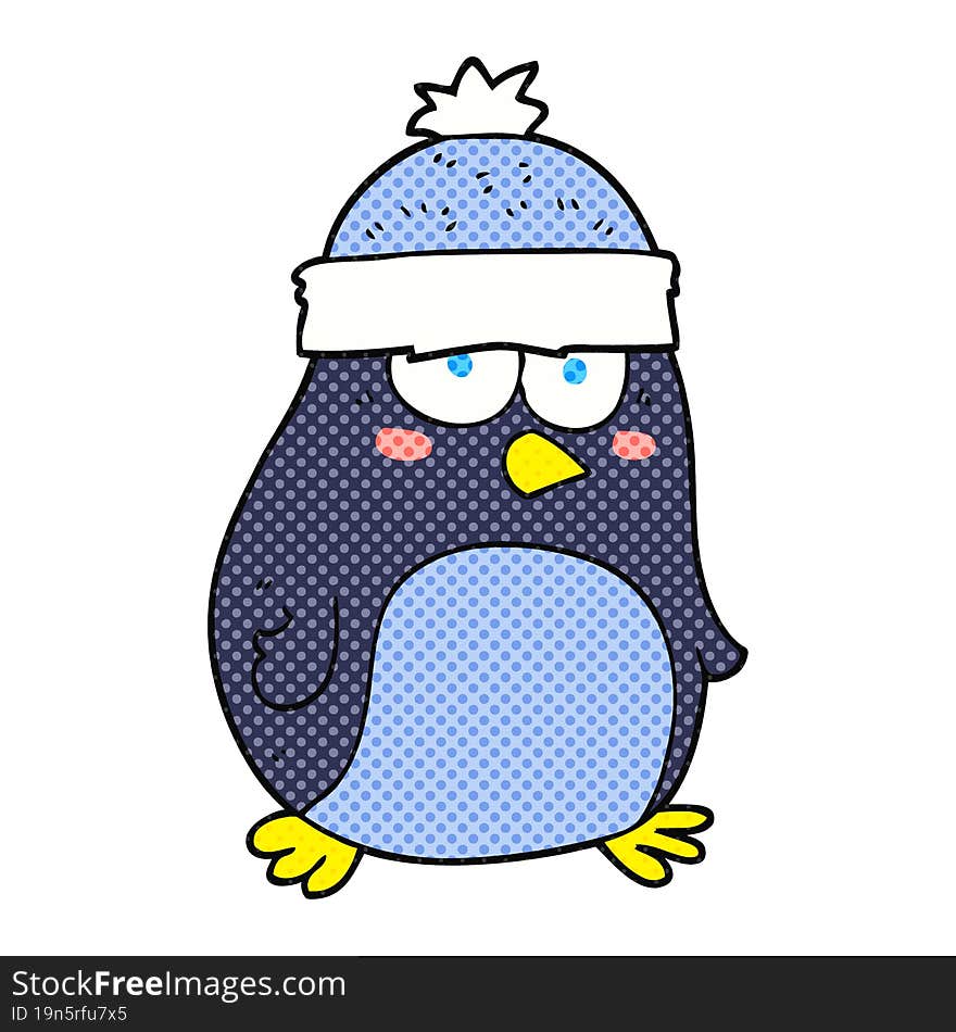 cartoon penguin