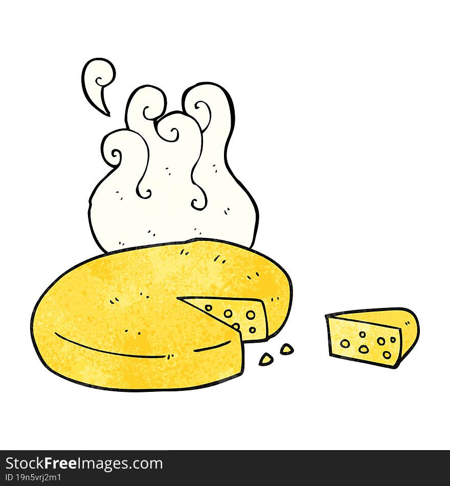 Textured Cartoon Cheese