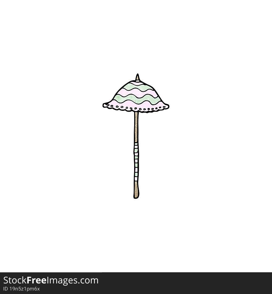 cartoon parasol