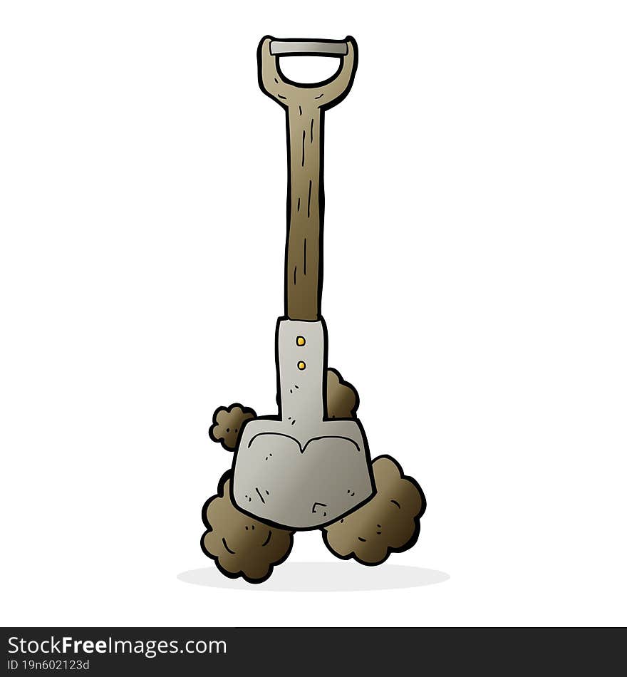 cartoon shovel