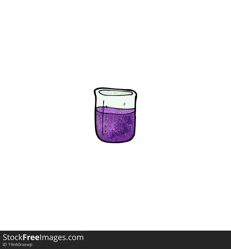 science beaker cartoon