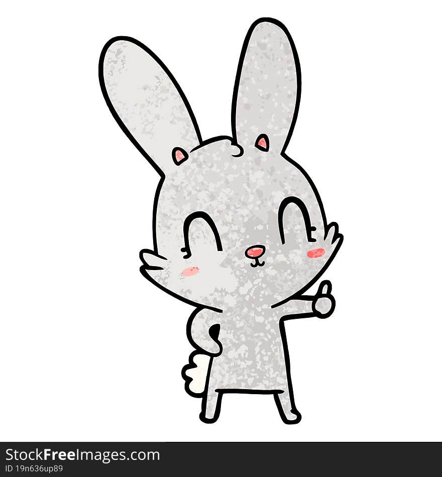 cute cartoon rabbit. cute cartoon rabbit