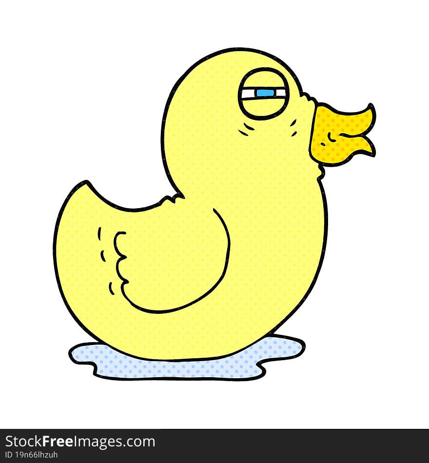 cartoon rubber duck