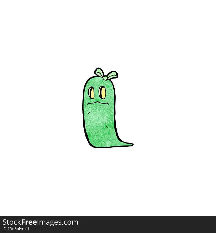 cartoon friendly ghost