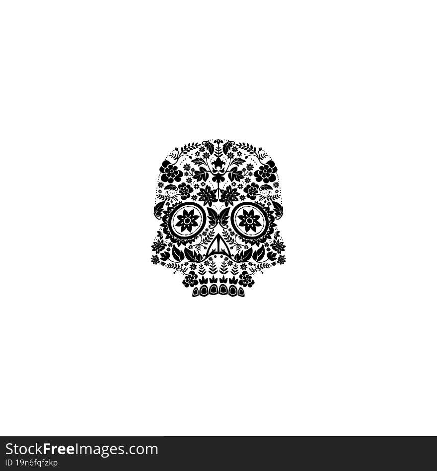 day of the dead skull