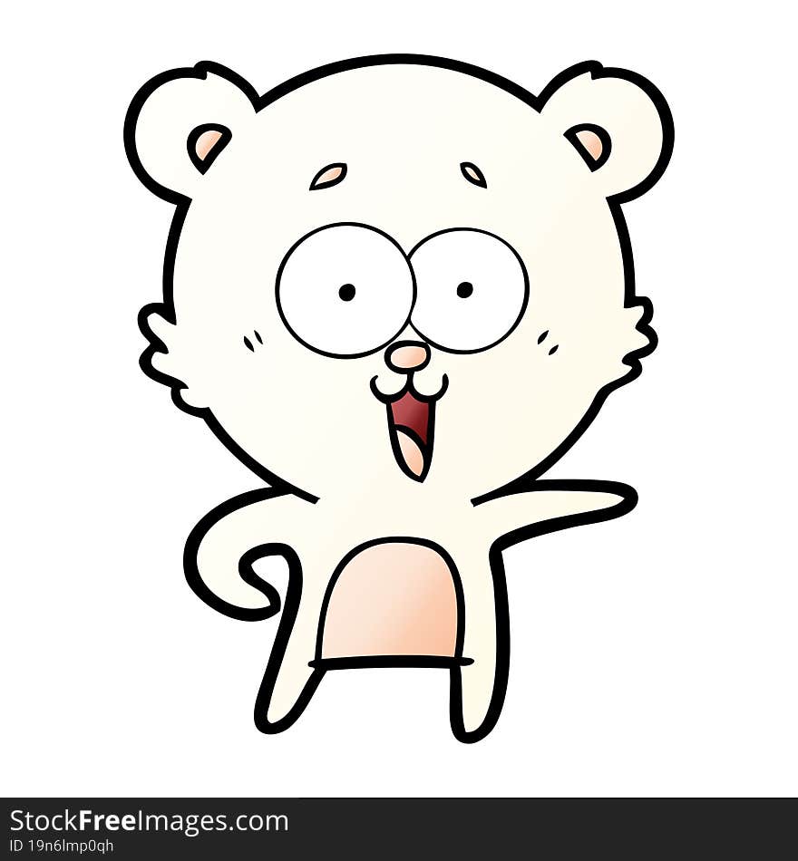 laughing teddy  bear cartoon. laughing teddy  bear cartoon