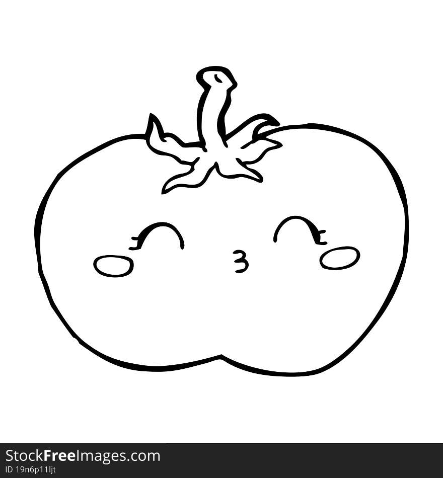 Cartoon Tomato