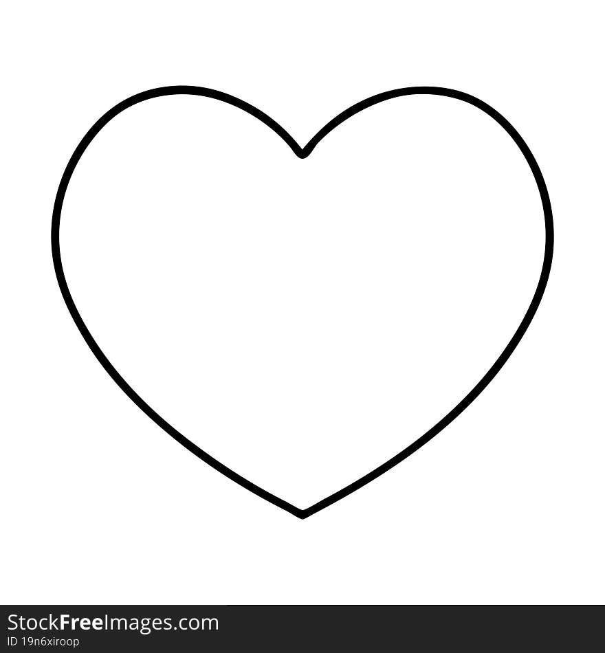 tattoo in black line style of a heart. tattoo in black line style of a heart