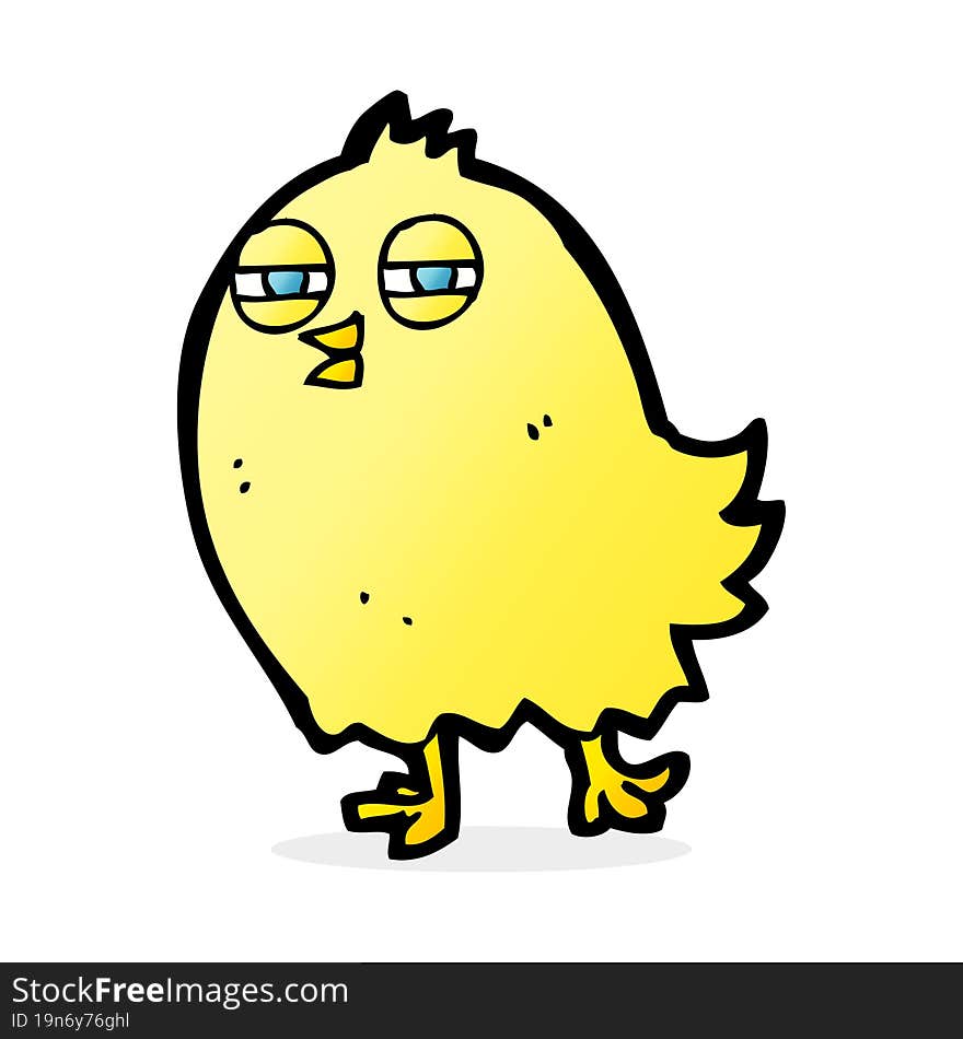 Funny Cartoon Bird