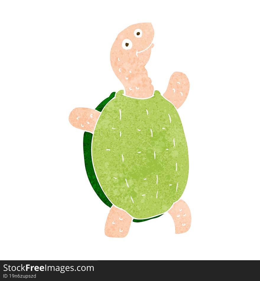 Cartoon Happy Turtle