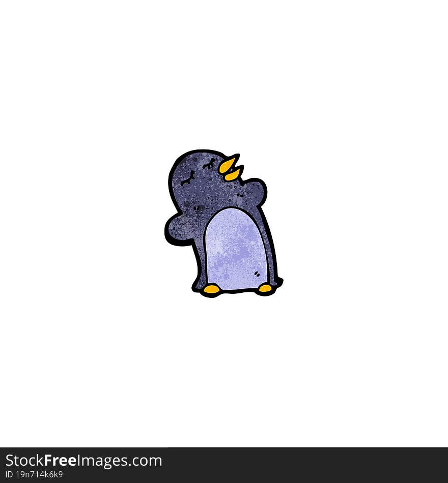 cartoon penguin