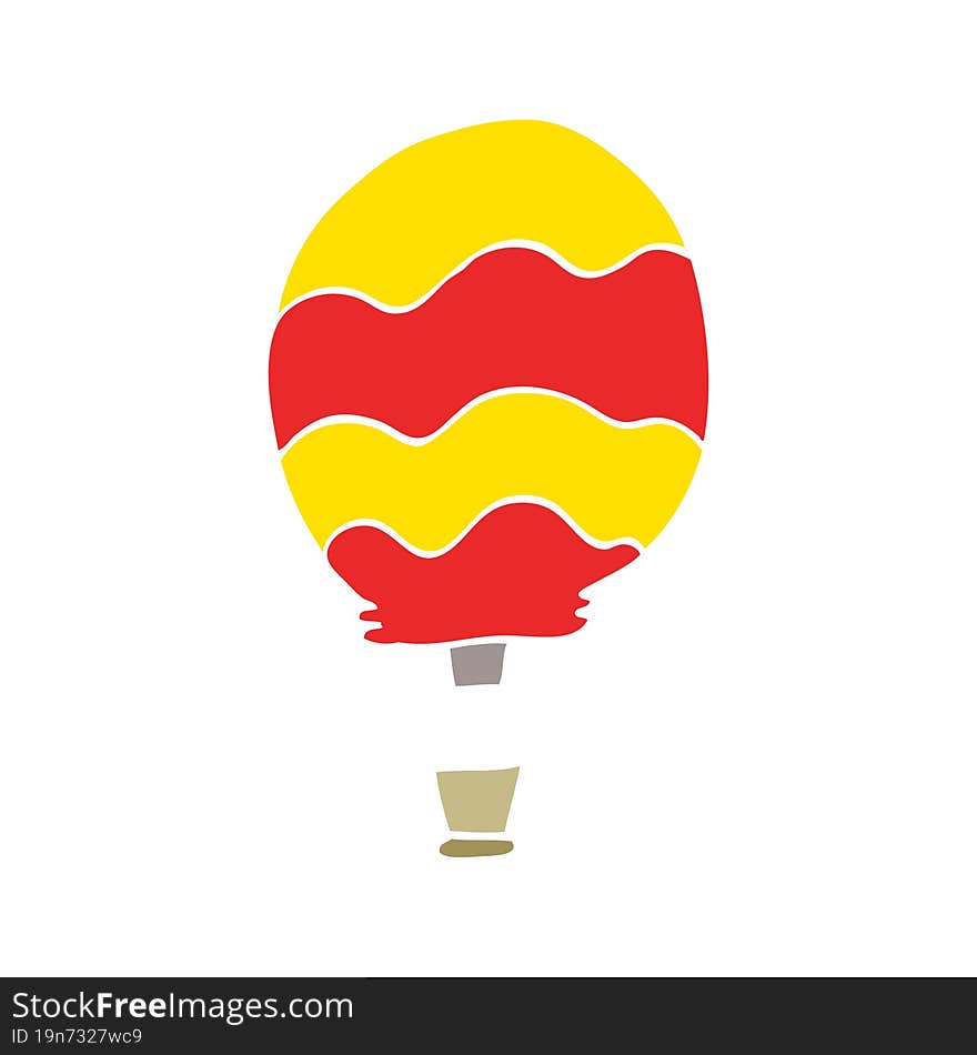 Cartoon Doodle Of A Hot Air Balloon