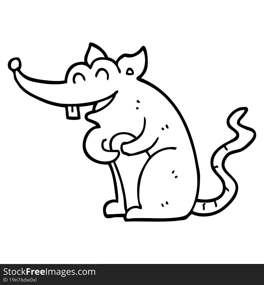 cartoon rat