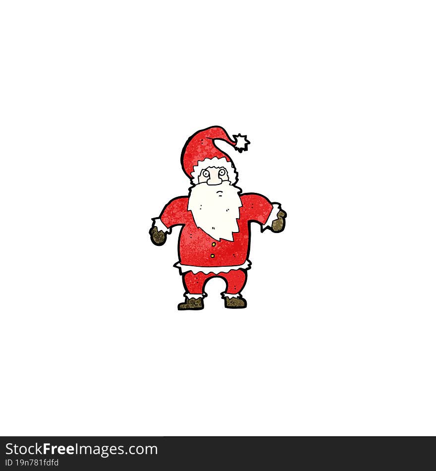 cartoon santa claus