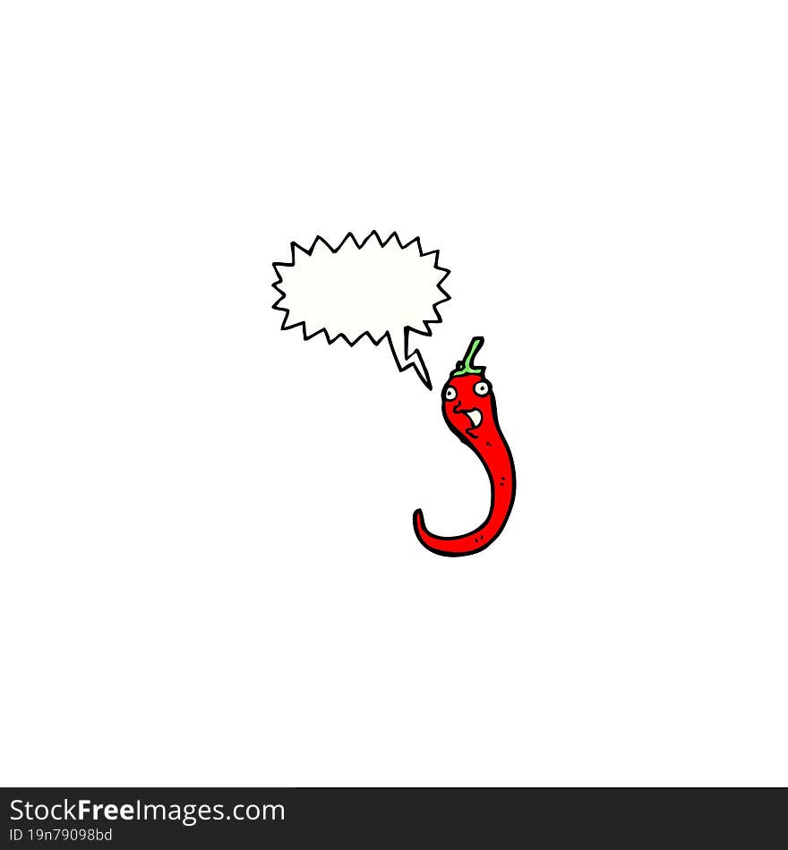 Chili Pepper Cartoon