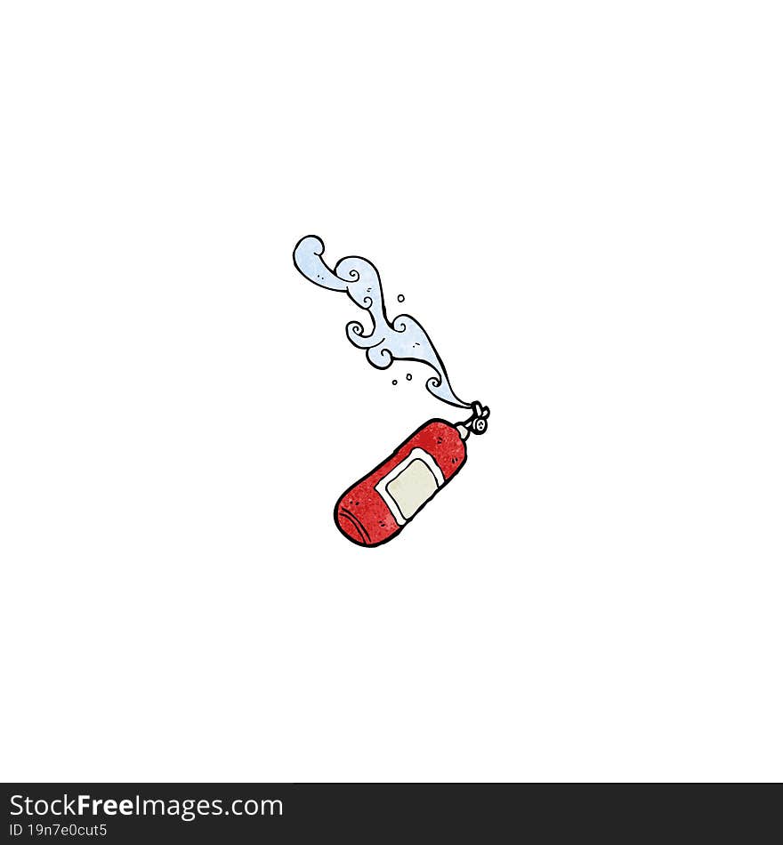 Cartoon Fire Extinguisher