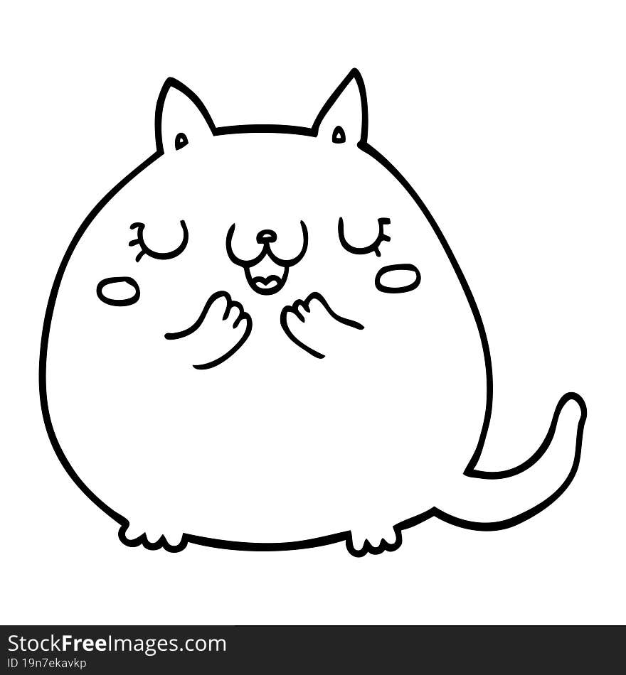 Cartoon Cute Cat