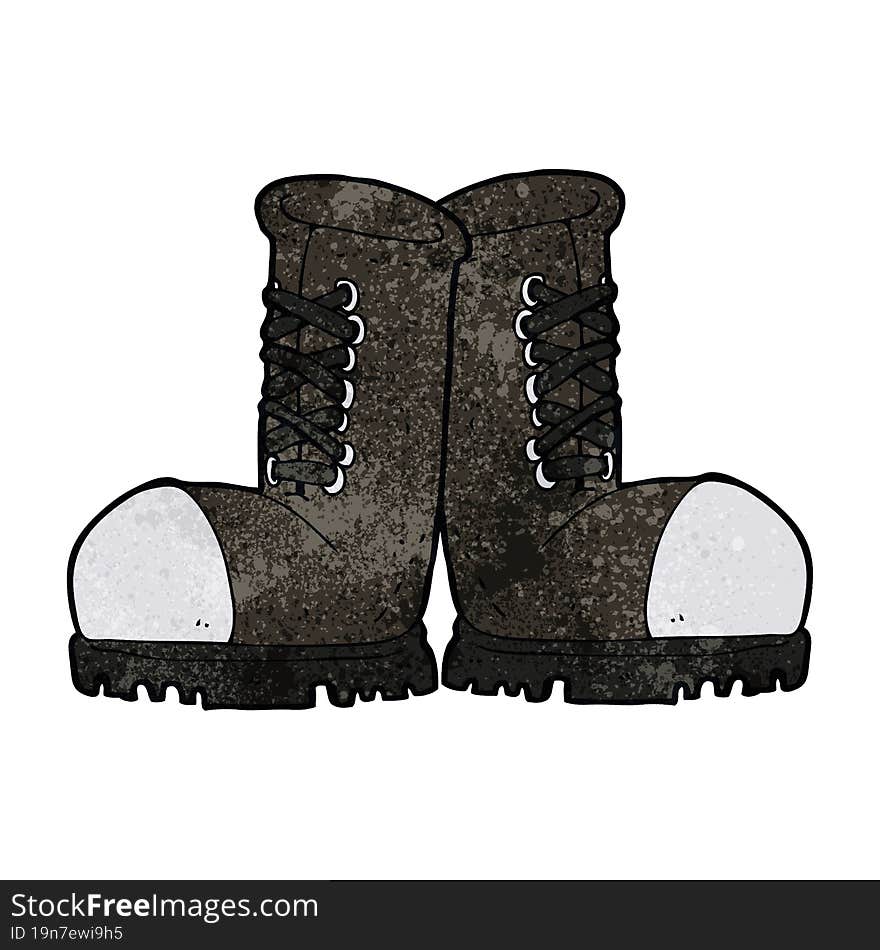 cartoon steel toe cap boots