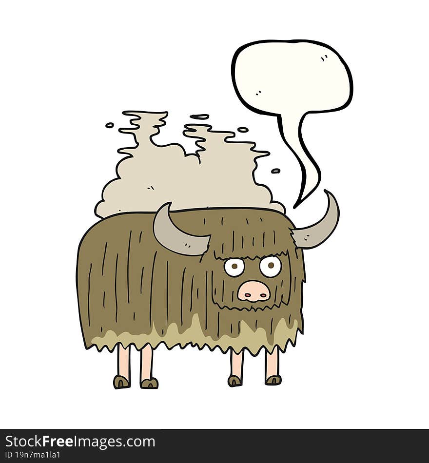 speech bubble cartoon smelly cow