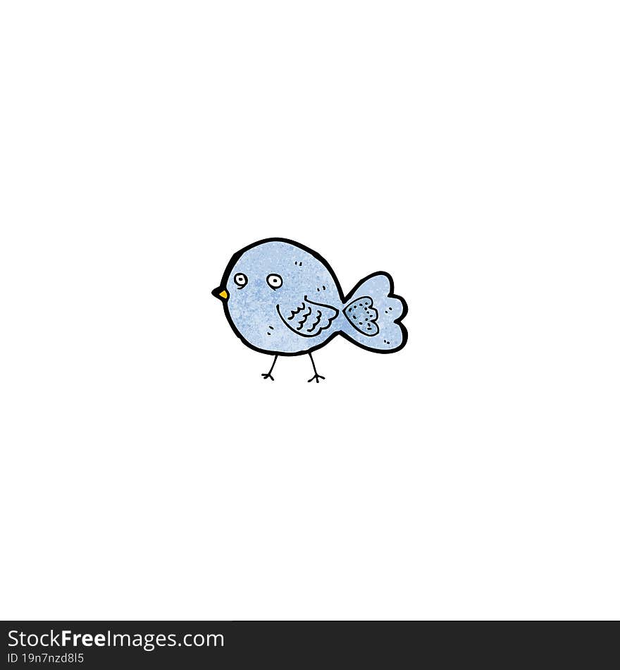 cartoon bluebird