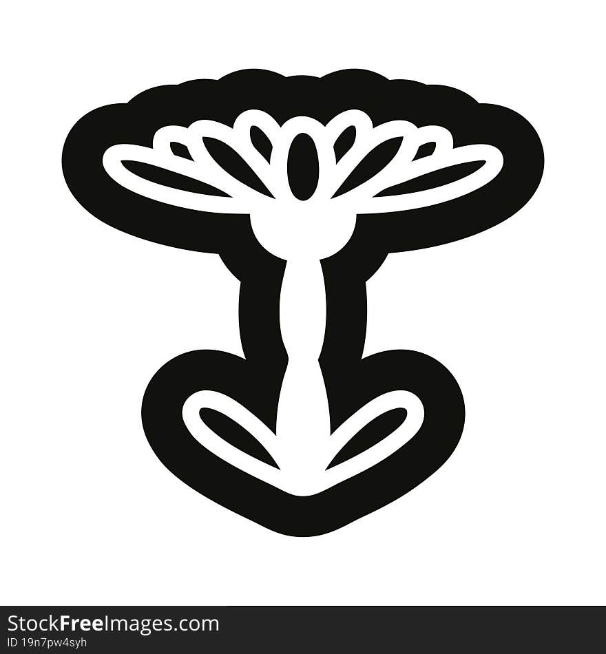 blooming flower icon