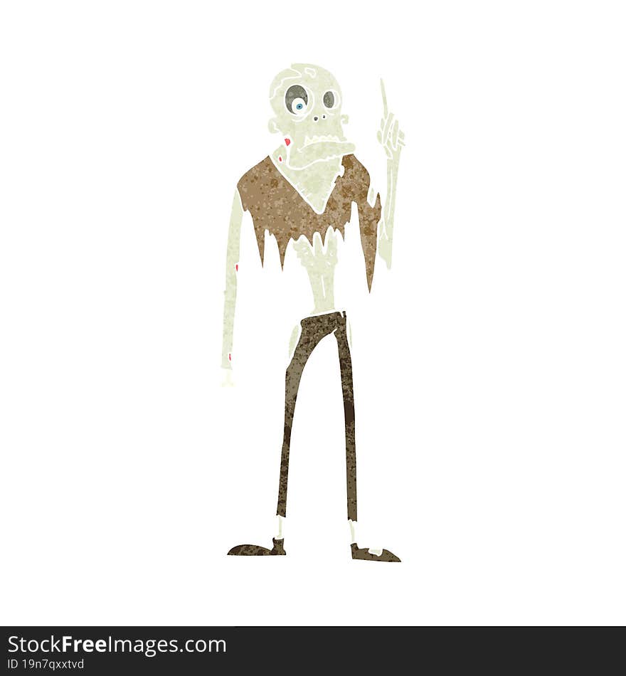 cartoon zombie